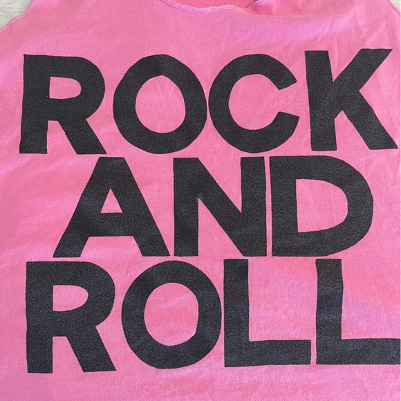 AVIATOR NATION WOMEN'S ROCK AND ROLL TANK - NEON PINK - Picture 3 of 7
